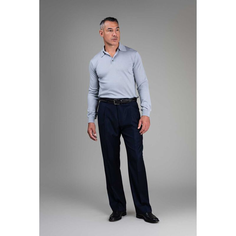 Rembrandt Haast Ash Grey Merino Polo image number 2